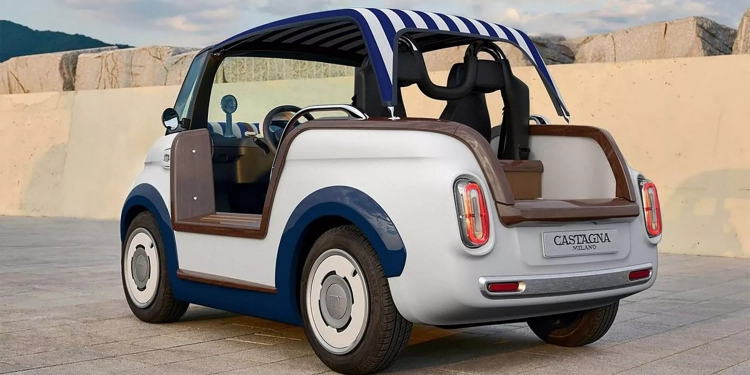 La Fiat Topolino se décline en adorable voiturette de plage