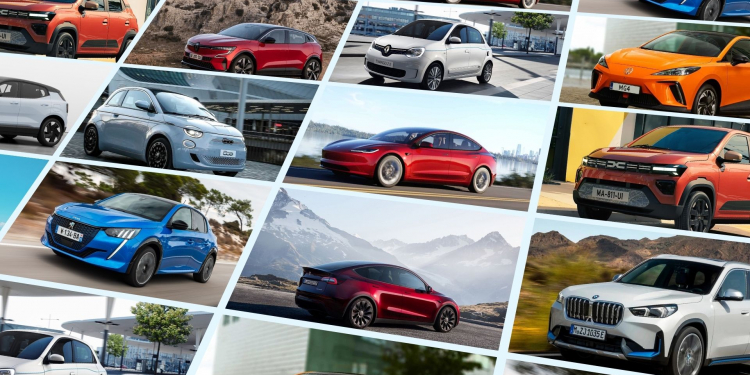 Top 10 des voitures électriques les plus vendues en France en 2024