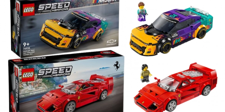 Lego dévoile les prochains Speed Champions : Ferrari F40 et NASCAR Camaro