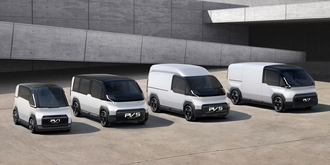 Kia dévoile ses PBV : les utilitaires électriques du futur sont là
