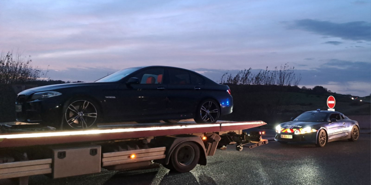Excès de vitesse record : une BMW flashée à 243 km/h
