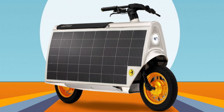 Lightfoot, le scooter électrique qui roule grâce au soleil