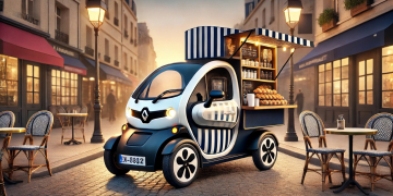 La Renault Twizy reconvertie en food truck parisien