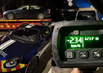 Sa BMW de 660 000 km fonce à 234 km/h, elle ne peut rien face à l’Alpine de la Gendarmerie