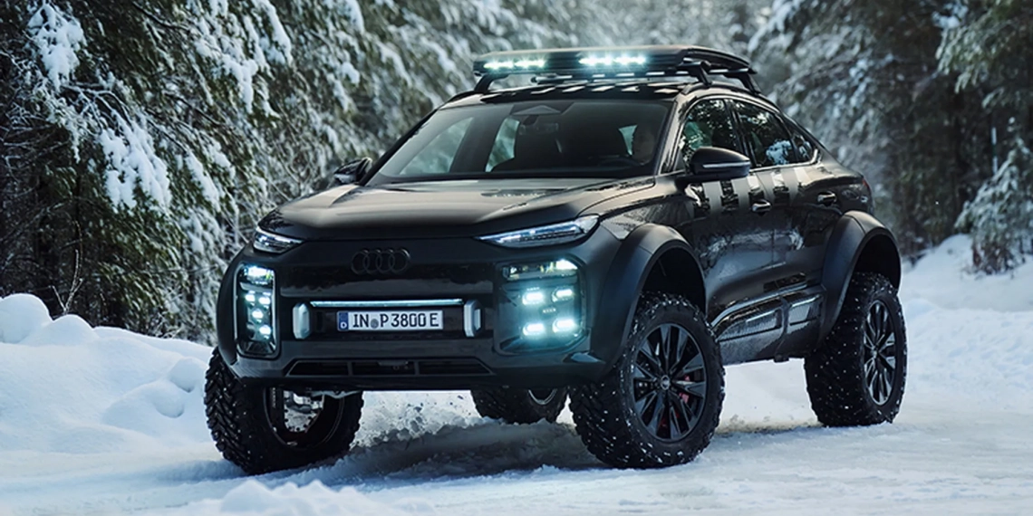 Le Q6 Sportback E-Tron transformé en un tout-terrain extrême par Audi