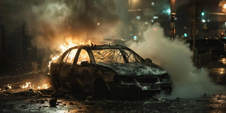 Près de 1 000 voitures incendiées lors du Nouvel An : une nuit cauchemardesque pour les automobilistes